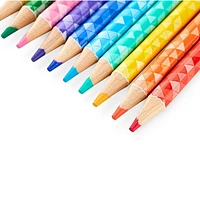 Crayola Sketch & Shade Doodle Pencils, 14 Count, Highly pigmented coloured pencils