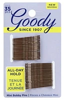 Goody Mini Basic Pins - Brown - 35Ct, Goody Mini Pins