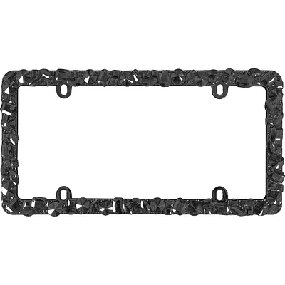 Cruiser Accessories Dazzle License Plate Frame, Black, License Plate Frame