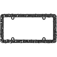 Cruiser Accessories Dazzle License Plate Frame, Black, License Plate Frame