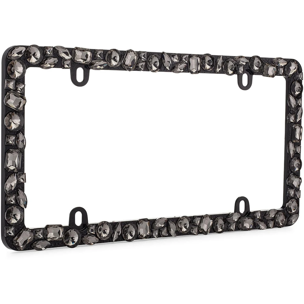 Cruiser Accessories Dazzle License Plate Frame, Black, License Plate Frame