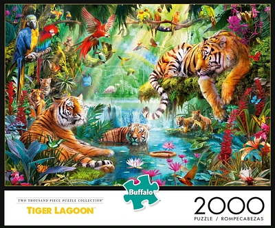 Buffalo Games - Tiger Lagoon - 2000 Piece Jigsaw Puzzle