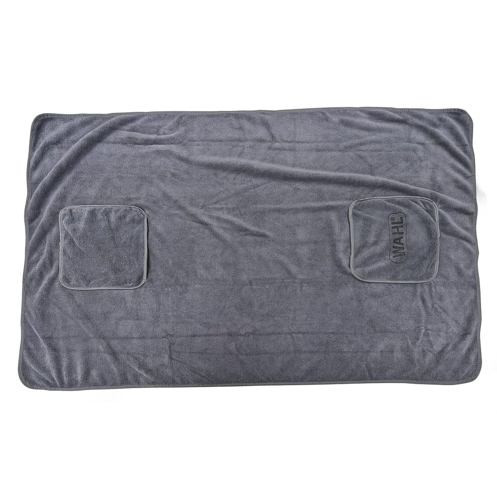 Wahl Microfiber Drying Towel - Model 59860, Efficiently remove moisture from your pet's fur