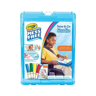 Crayola Color Wonder Mess-Free Stow & Go Studio, Colour on the go!