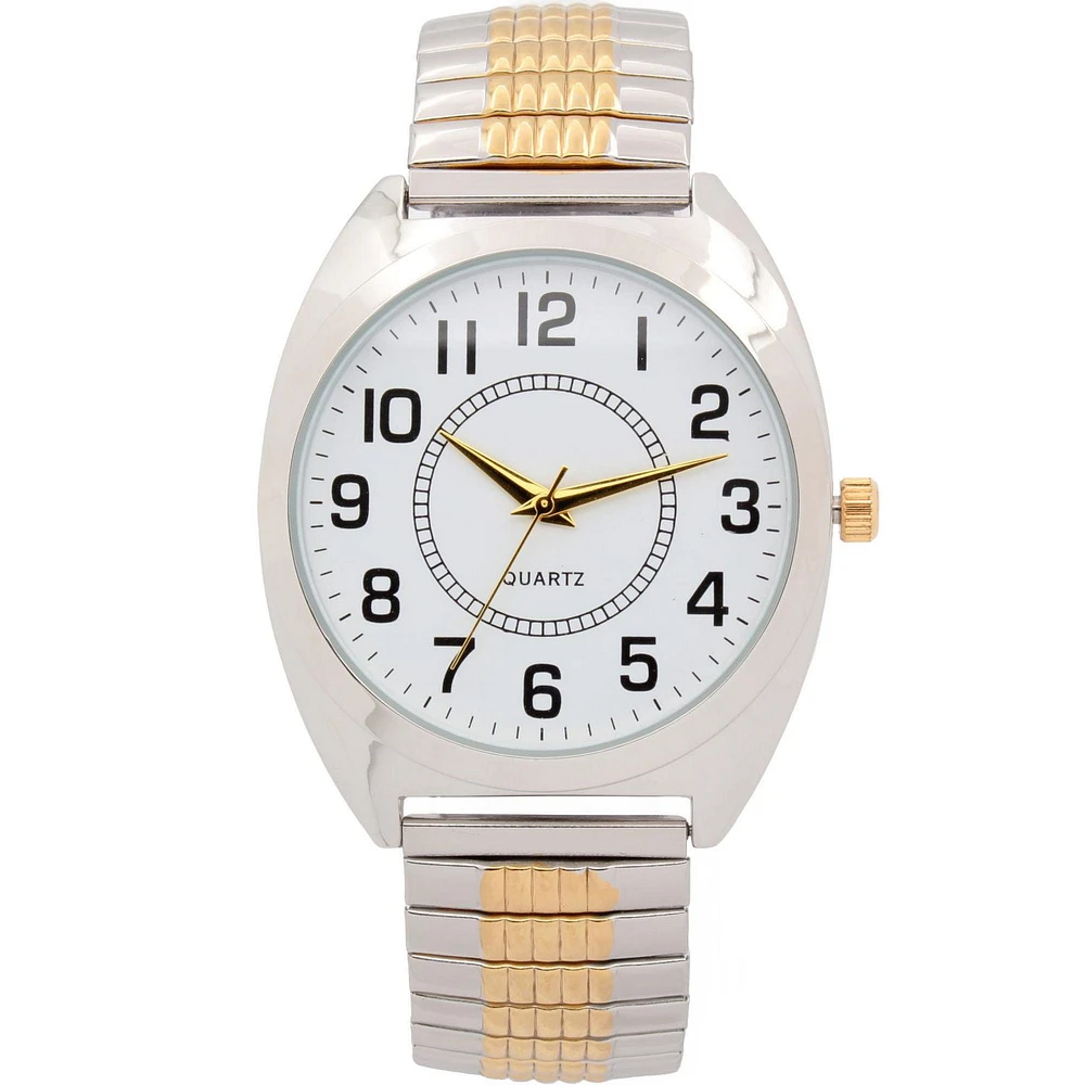 George Men's Silver Tone Expansion Watch