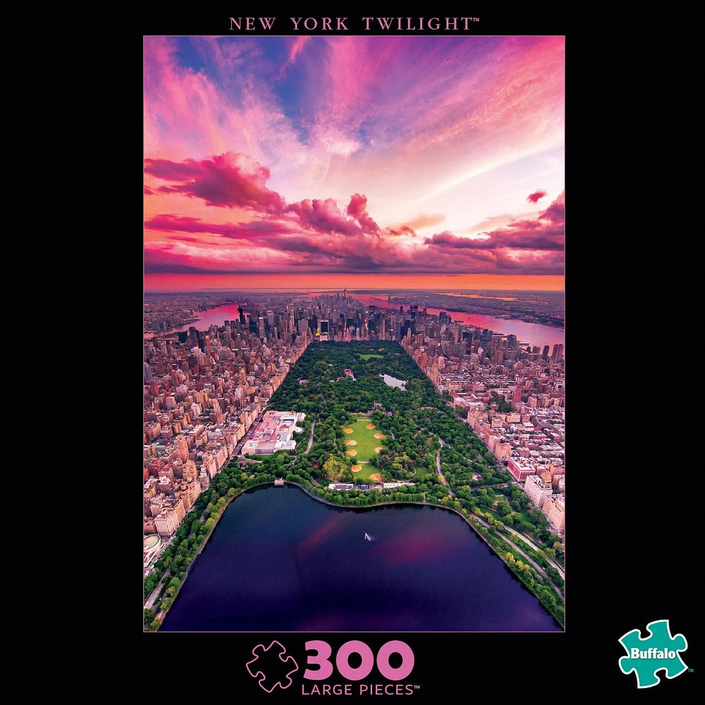 Buffalo Games New York Twilight 300-Large Piece Jigsaw Puzzle