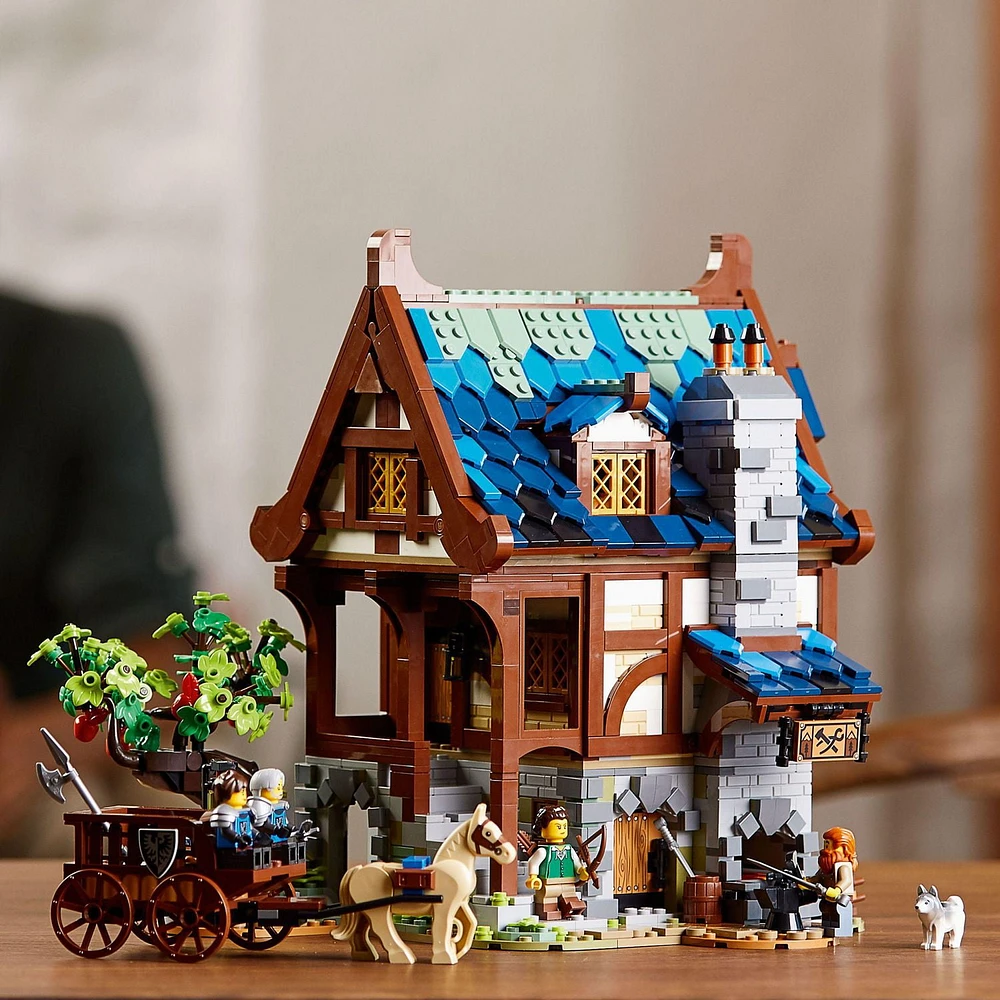 LEGO Ideas Medieval Blacksmith 21325 Toy Building Kit (2,164 Pieces)