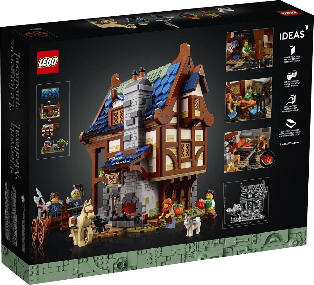 LEGO Ideas Medieval Blacksmith 21325 Toy Building Kit (2,164 Pieces)