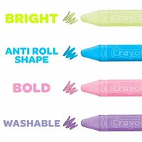 Crayola craies pour trottoir - Fiesta - 4 couleurs