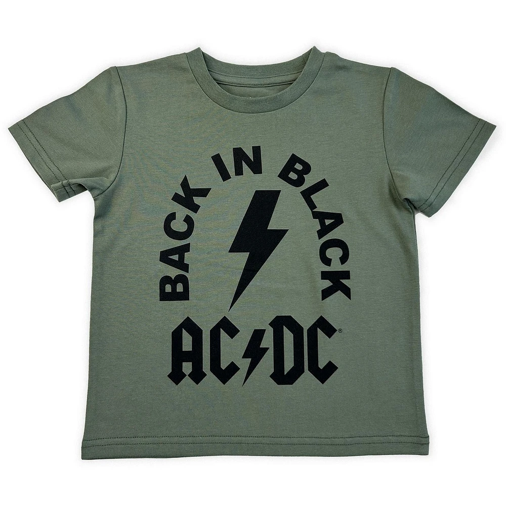 AC/DC T-Shirt à manches courtes a garcon a bas age