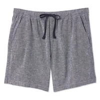 Short de rugby en mélange lin George pour hommes Tailles P-TTG