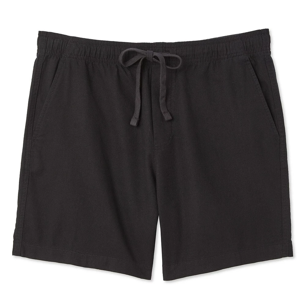 George Men's Linen-Blend Rugger Short