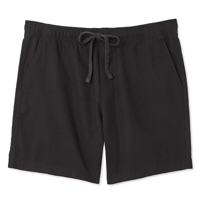 George Men's Linen-Blend Rugger Short
