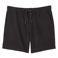 George Men's Linen-Blend Rugger Short