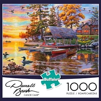 Buffalo Games Darrell Bush Canoe Camp 1000 Piece Jigsaw Puzzle