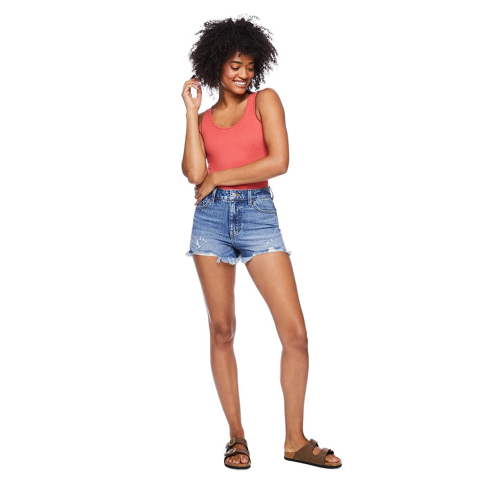 Short en denim No Boundaries pour femmes Tailles 1-15
