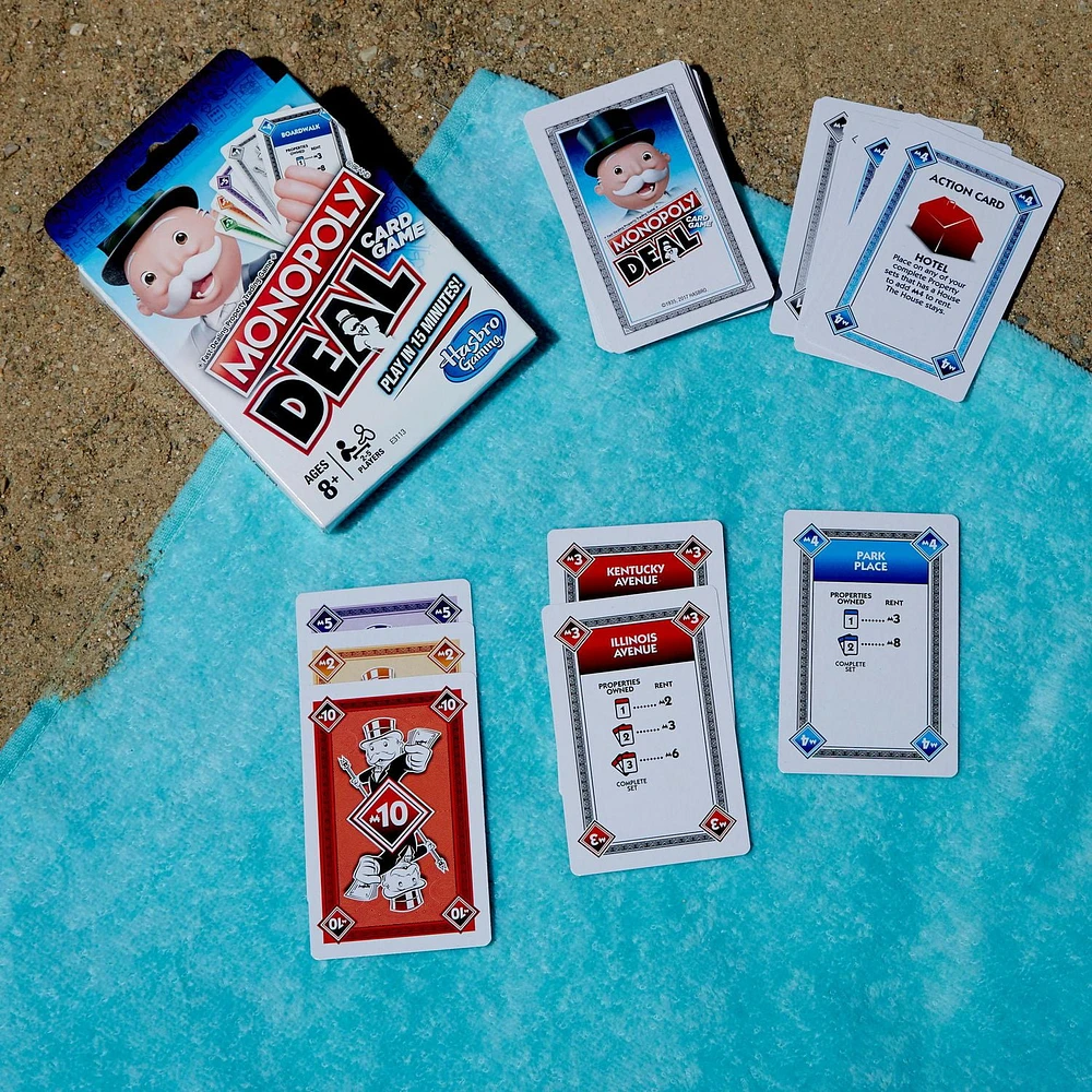 Hasbro Gaming Monopoly Deal Card Game, Ages 8 and up