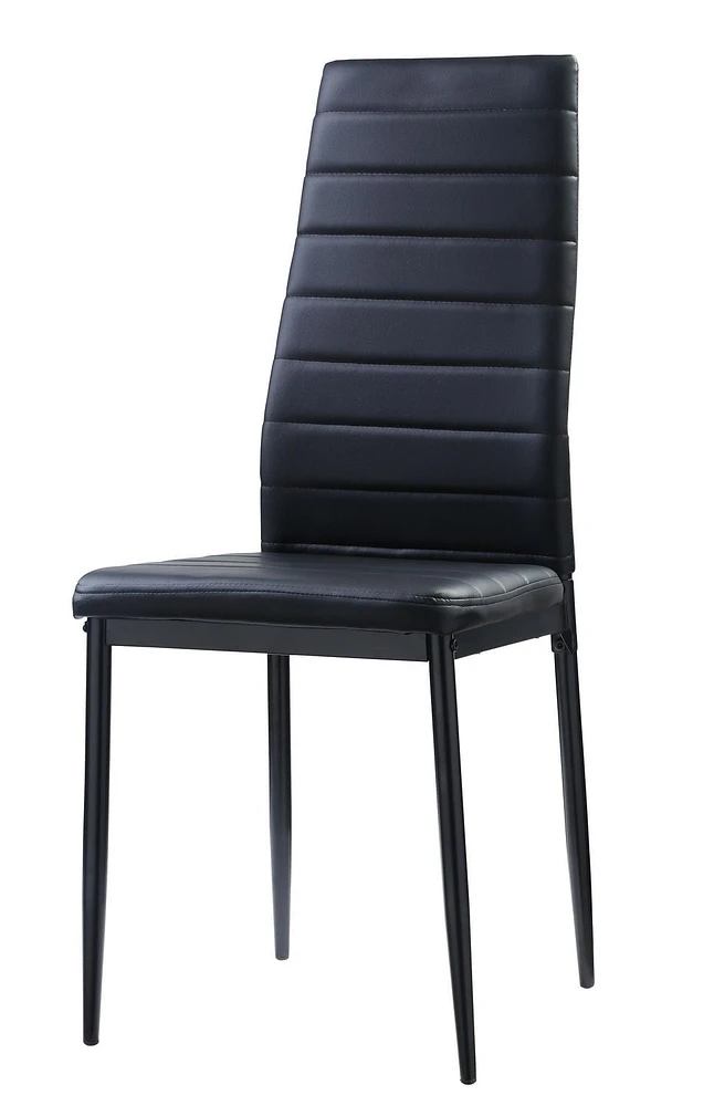 Topline Home Furnishings Black Side Chairs