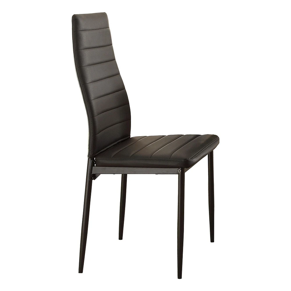 Topline Home Furnishings Black Side Chairs