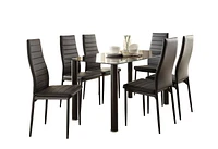 Topline Home Furnishings Black Side Chairs