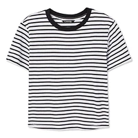 T-shirt raccourci George pour femmes Tailles TP–TTG