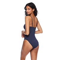 Maillot de bain 1 pièce avec anneau en O George pour femmes Tailles TP–TTG