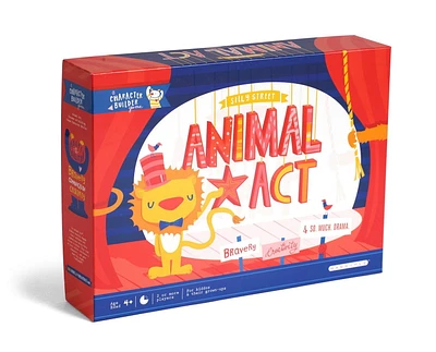 Buffalo Games Animal Act: Silly Street Character Builder Game- English