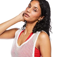 Robe cache-maillot en crochet George pour femmes Tailles TP–TTG