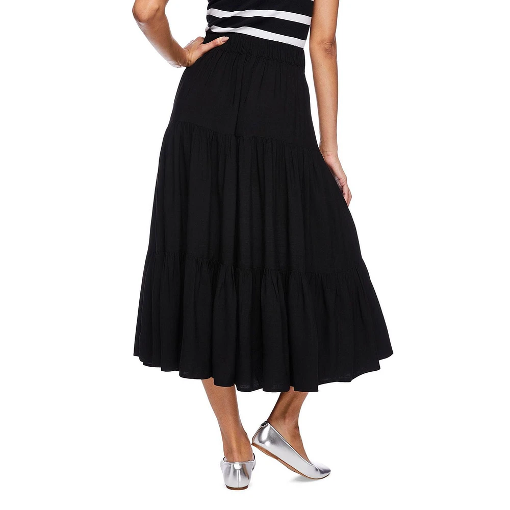 George Women's Tiered Skirt, Sizes XS-XXL