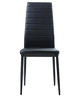 Topline Home Furnishings Black Side Chairs