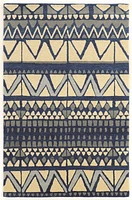 Aspire Wool Comp Ivory & Blue 5' x 8' Area Rug