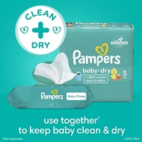 Lingettes pour bébés non parfumées Pampers Complete Clean, 1X boîte distributrice