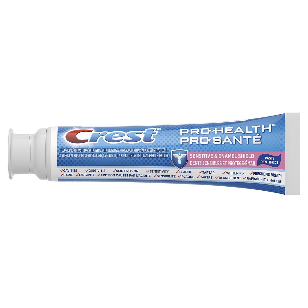 Crest Pro-Health Sensitive and Enamel Shield Toothpaste, 130 mL