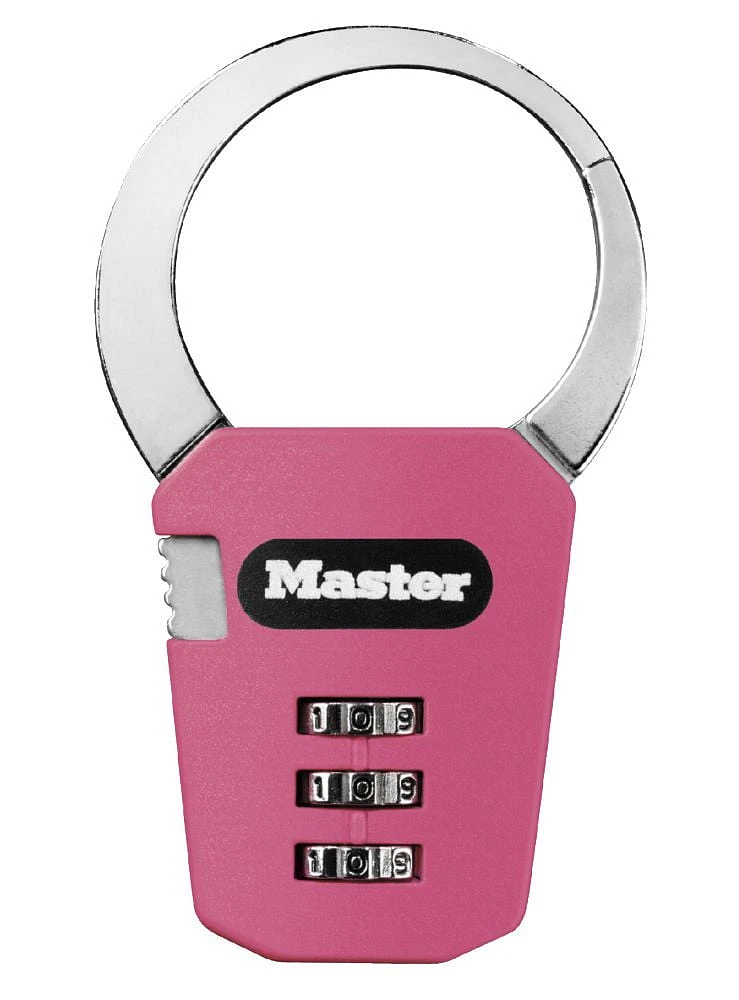 Master Lock Set Your Own Combination Backpack Lock #1550DAST, 48mm; Blue, Green, Pink or Black