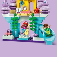 LEGO DUPLO Disney Ariel’s Magical Underwater Palace Building Set, The Little Mermaid Toy for Toddlers, 10435