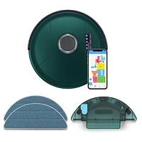 bObsweep PetHair SLAM Wi-Fi Connected Robot Vacuum and Mop in Jade