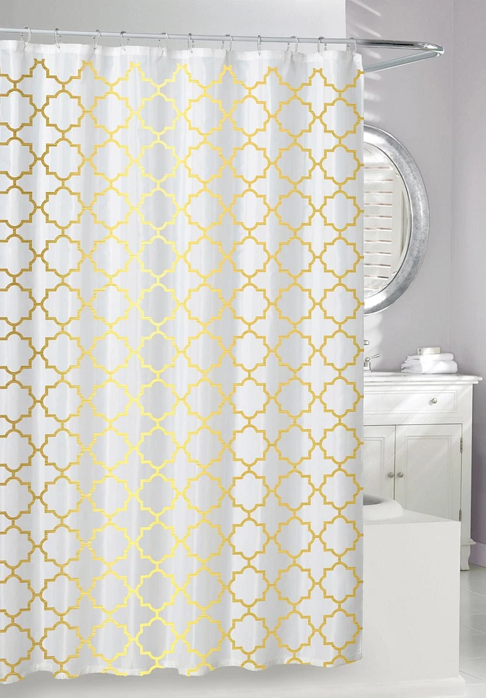 MODA AT HOME WINDSOR PEVA SHOWER CURTAIN