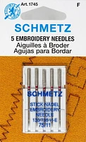 Schmetz® Embroidery Needles, Size 75/11