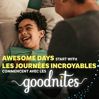 Sous-vêtements de nuit Goodnites pour garçons, Giga Pack, Taille TP - TG | 44-28 Sous-Vêtements Taille TP - TG | 44-28 Sous-Vêtements