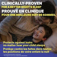 Sous-vêtements de nuit Goodnites pour garçons, Giga Pack, Taille TP - TG | 44-28 Sous-Vêtements Taille TP - TG | 44-28 Sous-Vêtements