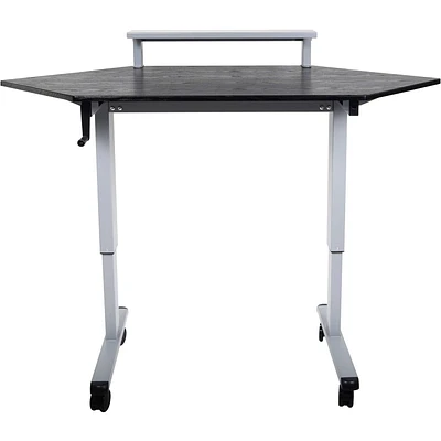 Luxor 60" Standing corner desk (STANDUP-CCF60-B)