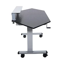 Luxor 60" Standing corner desk (STANDUP-CCF60-B)