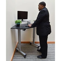 Luxor 60" Standing corner desk (STANDUP-CCF60-B)