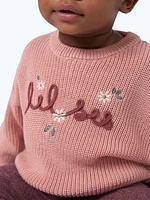 Modern Moments by Gerber - Knit Sweater - Lil Sis, Sizes: 0-24M