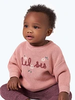 Modern Moments by Gerber - Knit Sweater - Lil Sis, Sizes: 0-24M