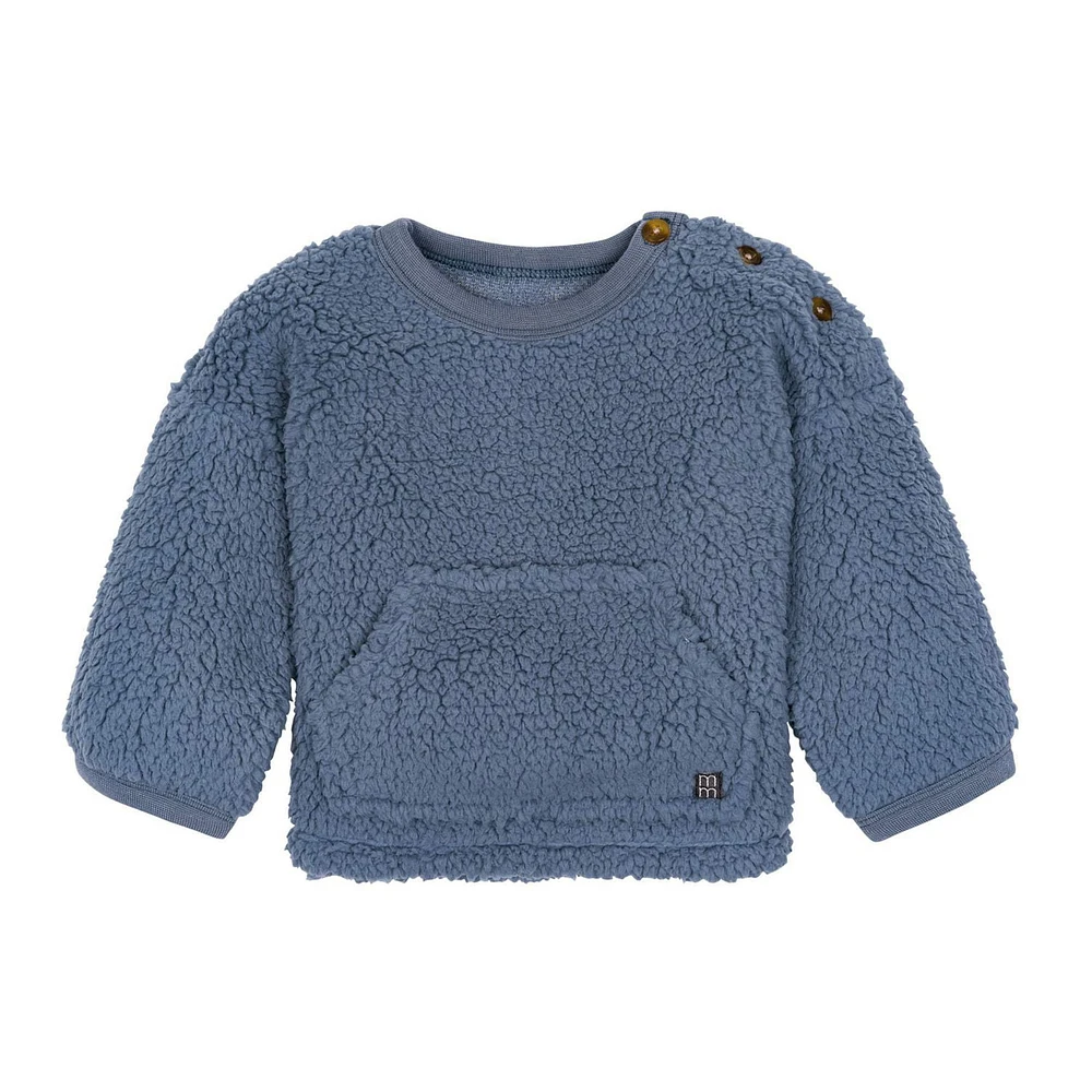Modern Moments by Gerber - 2 piece Micro Plush Kanga Pocket Set - Blue