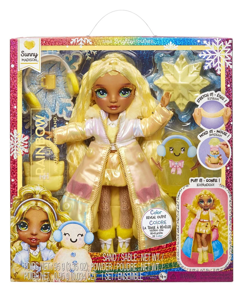 Rainbow High Winter Wonderland Sunny - Yellow 11” Fashion Doll