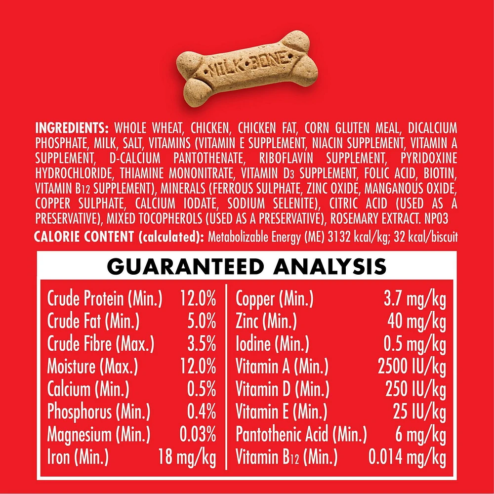 Milk-Bone biscuits moyens originaux NB-24M