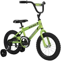 Movelo Rush 14” Boys Bike, Lime Green, 4-6 years old