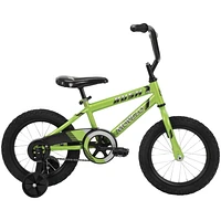 Movelo Rush 14” Boys Bike, Lime Green, 4-6 years old